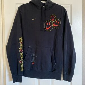 Nike Black Smiley Face Hoodie